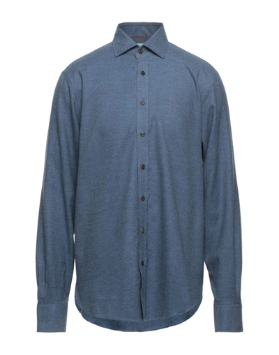 Shop Purdey Shirts In Blue