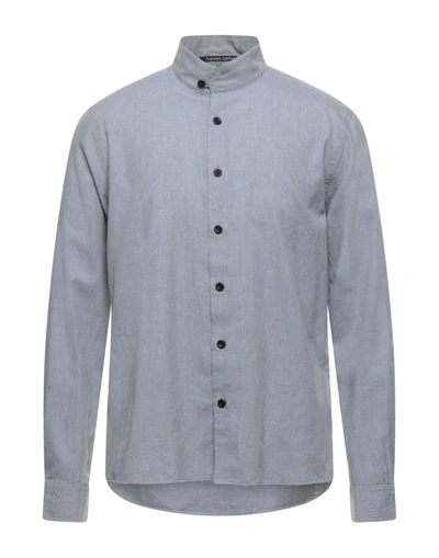 Shop Hannes Roether Shirts In Light Grey