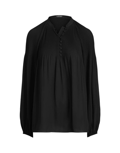 Shop Lauren Ralph Lauren Blouses In Black