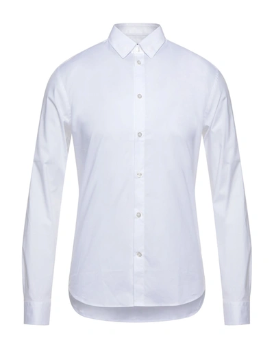 Shop Frankie Morello Shirts In White