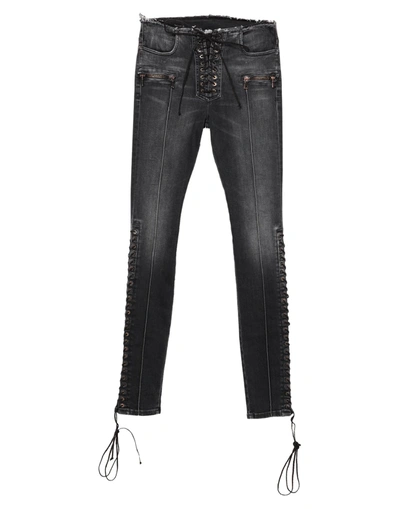 Shop Ben Taverniti Unravel Project Woman Jeans Black Size 28 Cotton, Elastomultiester, Elastane