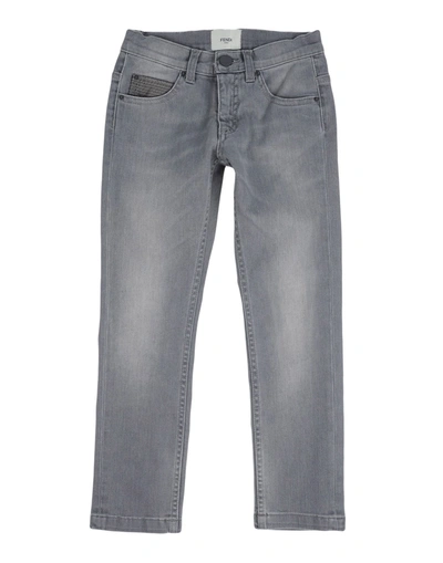 Shop Fendi Jeans In Grey