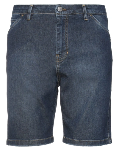Shop Be Able Man Denim Shorts Blue Size 32 Cotton, Elastane