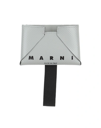 Shop Marni Man Coin Purse Light Grey Size - Pvc - Polyvinyl Chloride, Elastane, Polyester