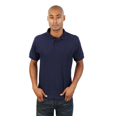 Shop Absolute Apparel Absolulte Apparel Mens Hydrofx Polyester Polo (navy) In Blue