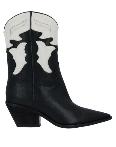 Shop Angelo Bervicato Ankle Boots In Black
