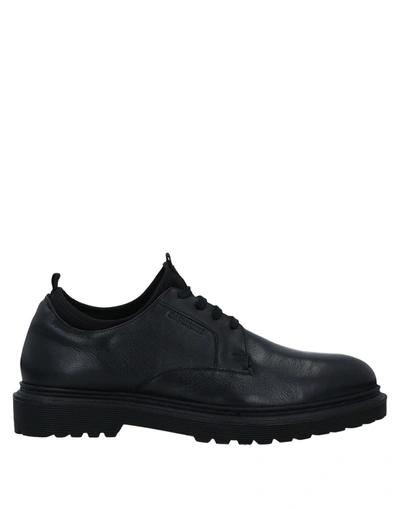 Shop Cafènoir Man Lace-up Shoes Black Size 8 Soft Leather