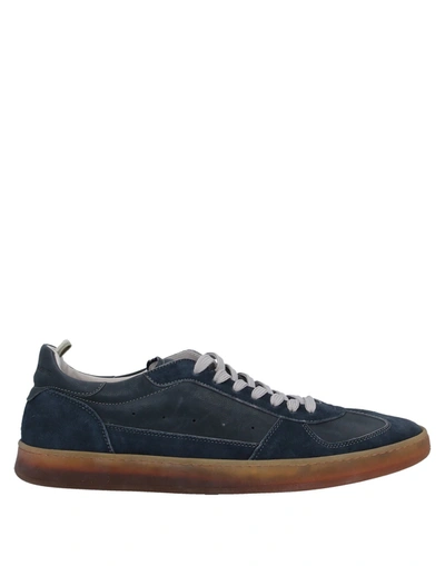 Shop Officine Creative Italia Sneakers In Dark Blue