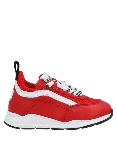 Shop Msgm Sneakers In Red