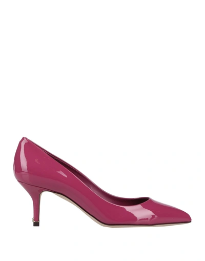 Shop Dolce & Gabbana Pumps In Fuchsia