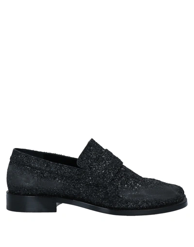 Shop Maison Margiela Loafers In Black