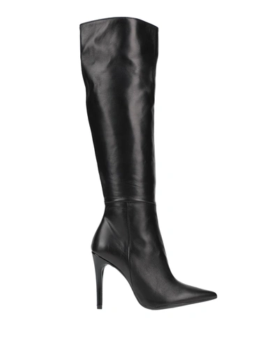 Shop Tipe E Tacchi Knee Boots In Black