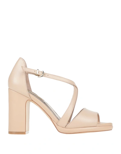 Luciano Barachini Sandals In Beige