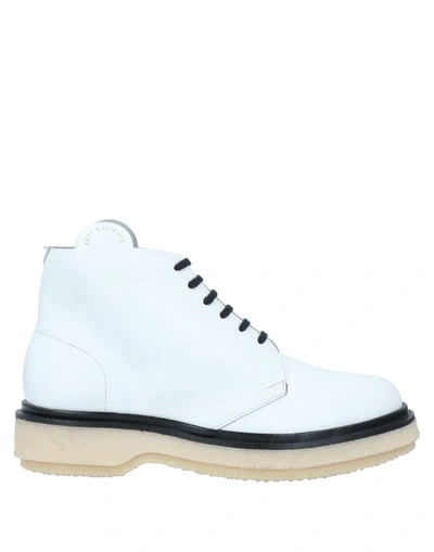 Shop Adieu X Arts & Science Ankle Boots In White