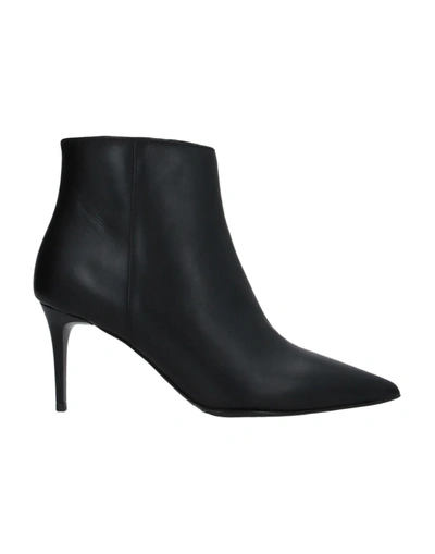 Shop Bruglia Woman Ankle Boots Black Size 7 Calfskin