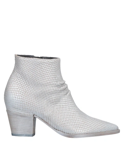 Shop Officine Creative Italia Ankle Boots In Silver