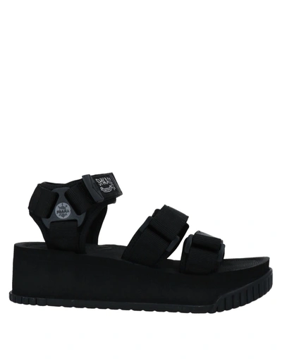 Shop Sha·ka Shaka Woman Sandals Black Size 4 Textile Fibers