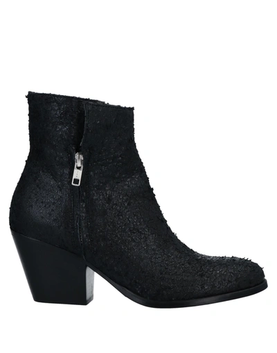 Shop Officine Creative Italia Ankle Boots In Black