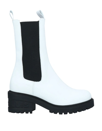 Shop Marc Ellis Woman Ankle Boots White Size 8 Soft Leather