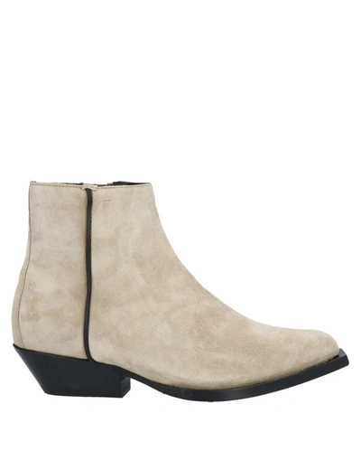 Shop Jimmy Choo Ankle Boots In Sand