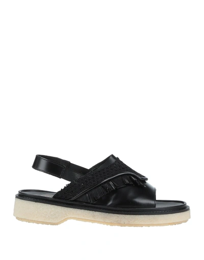 Shop Adieu Sandals In Black