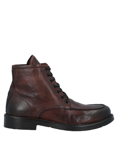 Shop Jp/david Ankle Boots In Brown