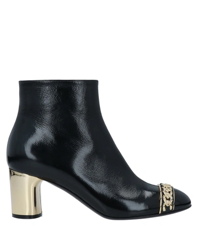 Casadei Ankle Boots In Black