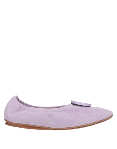 Shop Mercedes Castillo Ballet Flats In Light Purple