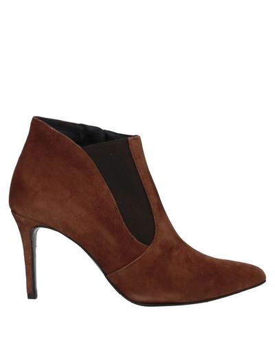 Shop Albano Ankle Boots In Tan