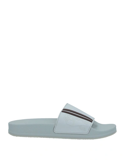 Shop Brunello Cucinelli Sandals In Light Grey