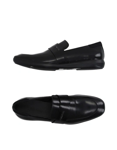 Shop Calvin Klein Loafers In Black