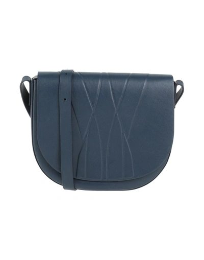 Shop Alesya Orlova Handbags In Dark Blue