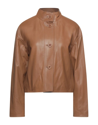 Shop Cacharel Jackets In Camel