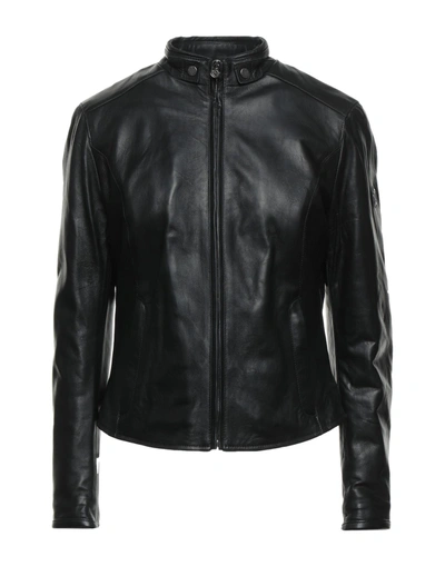 Shop Matchless Woman Jacket Black Size Xs Soft Leather