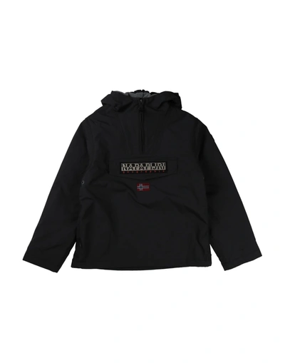 Shop Napapijri Toddler Boy Jacket Lead Size 6 Polyamide, Polyester In Grey