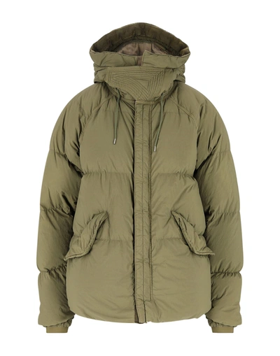 Ten C Down Jackets In Green