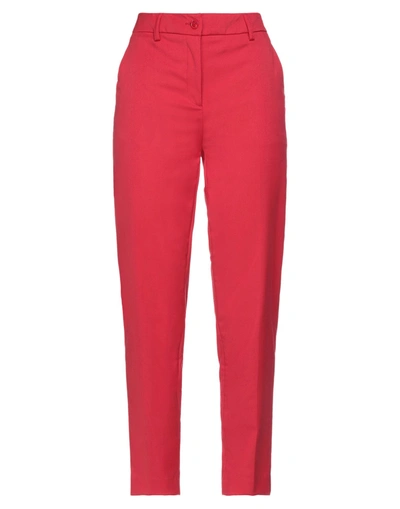 Shop Boutique Moschino Woman Pants Red Size 8 Polyester, Viscose, Elastane