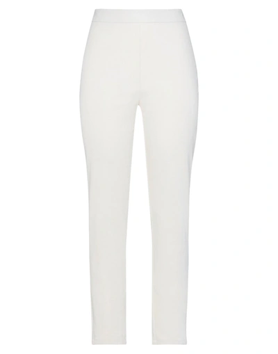 Ballantyne Woman Pants White Size 4 Cotton, Elastane In White