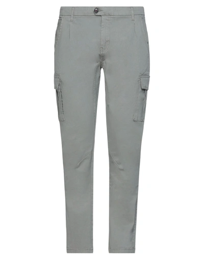 Shop Yes Zee By Essenza Man Pants Grey Size 30 Cotton, Elastane