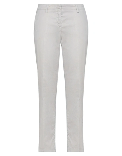 Shop Siviglia Woman Pants Grey Size 24 Cotton, Elastane