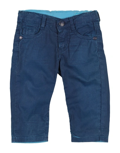 Shop Gas Casual Pants In Slate Blue