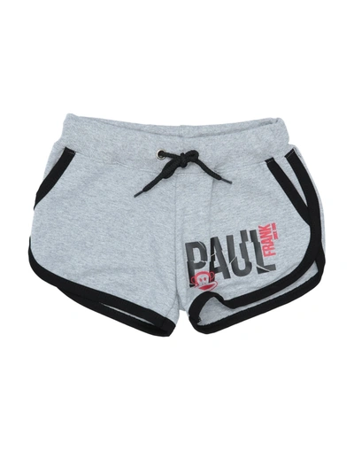 Shop Paul Frank Shorts & Bermuda Shorts In Light Grey