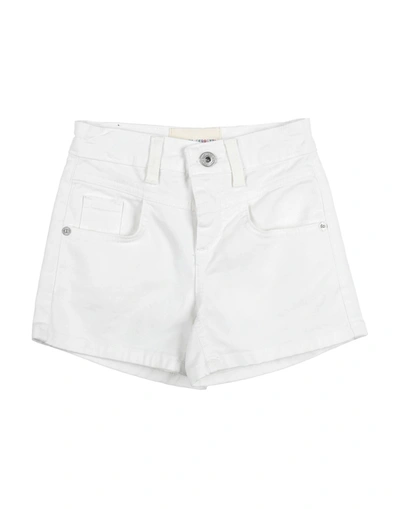 Shop Alberta Ferretti Toddler Girl Shorts & Bermuda Shorts White Size 6 Cotton, Elastane