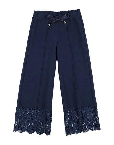 Shop Elsy Casual Pants In Dark Blue