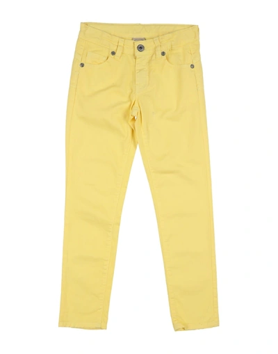 Shop Dixie Toddler Girl Pants Yellow Size 6 Cotton, Elastane