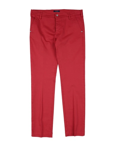 Shop Entre Amis Garçon Casual Pants In Red