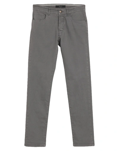 Shop Liu •jo Man Pants In Grey