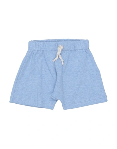 Aletta Newborn Boy Shorts & Bermuda Shorts Blue Size 3 Cotton In Blue