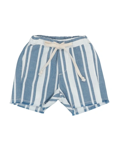 Babe And Tess Babe & Tess Newborn Boy Shorts & Bermuda Shorts White Size 3 Cotton, Linen In White