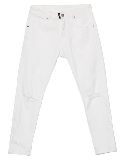 Shop Gaelle Paris Gaëlle Paris Man Pants White Size 31 Cotton, Polyester, Elastane